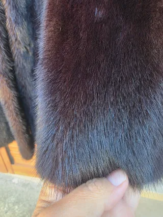 Cappotto vintage pelliccia elegante