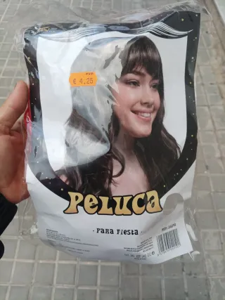 Peluca para fiesta