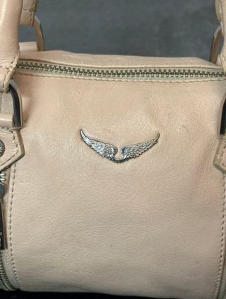 Bolso Zadig & Voltaire Beige Piel