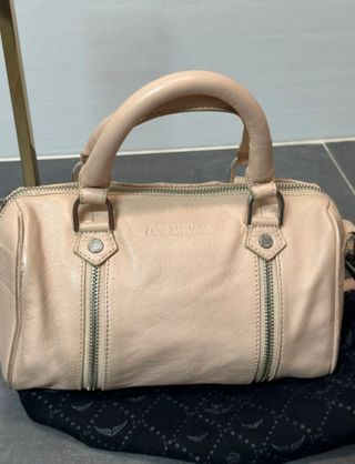 Bolso Zadig & Voltaire Beige Piel