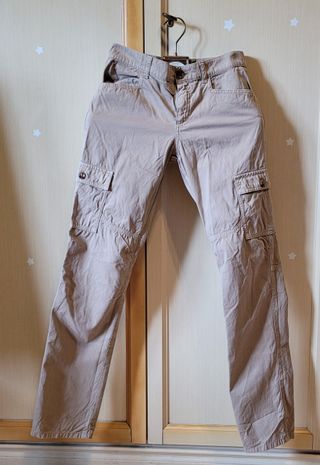 Pantaloni cargo kaki ragazzo 12 anni