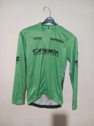 Maillot Ciclismo Manga Larga Verde