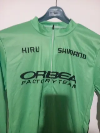 Maillot Ciclismo Manga Larga Verde