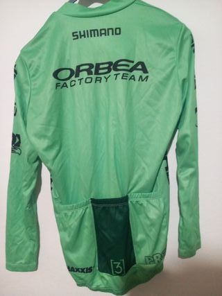 Maillot Ciclismo Manga Larga Verde