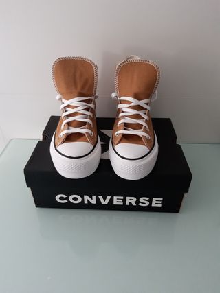 Zapatillas Converse Marrones Plataforma
