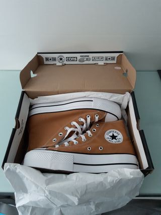 Zapatillas Converse Marrones Plataforma