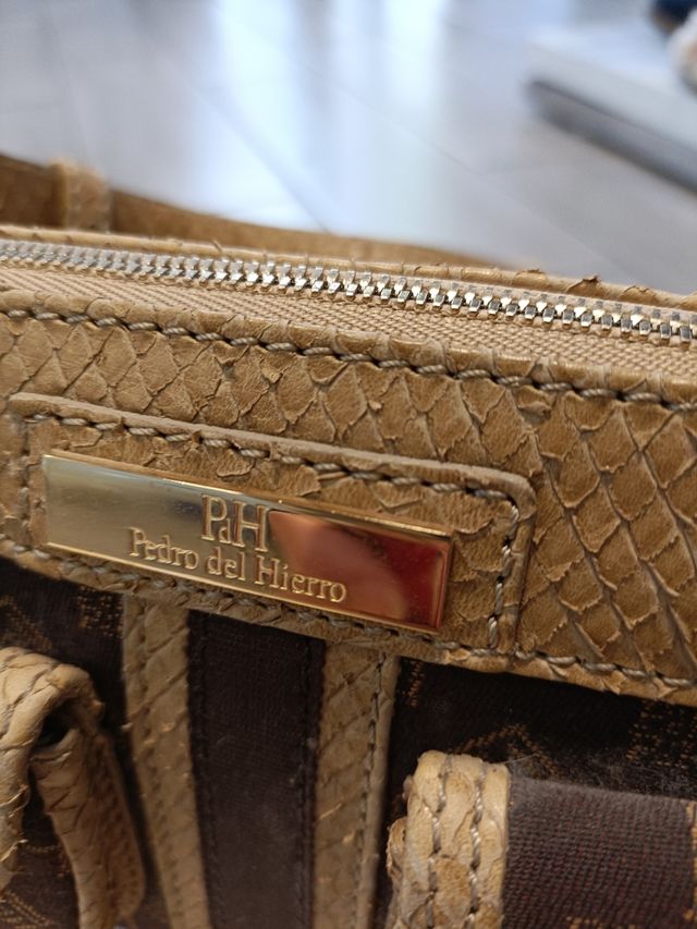 Bolso Pedro del Hierro Beige y Marrón