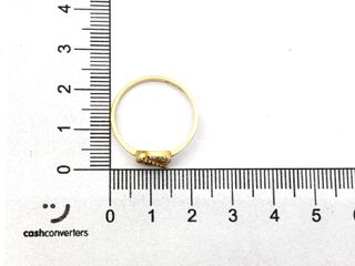 sortija oro 18k con piedra con circonita t. 16 (17,84 mm)