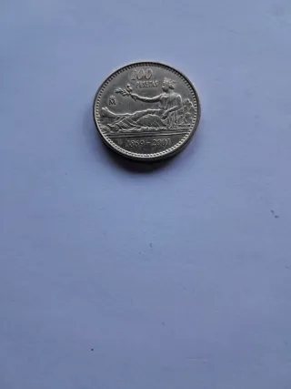 Moneda 100 Pesetas 1869-2001