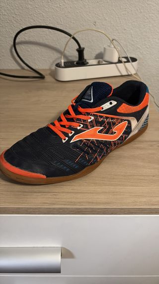 Zapatillas Joma Shoot Fútbol Sala Azul/Naranja
