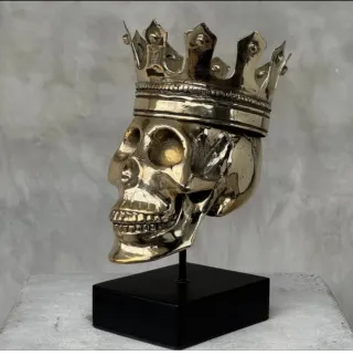 Rey Calavera - Escultura Bronce