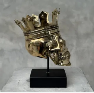 Rey Calavera - Escultura Bronce