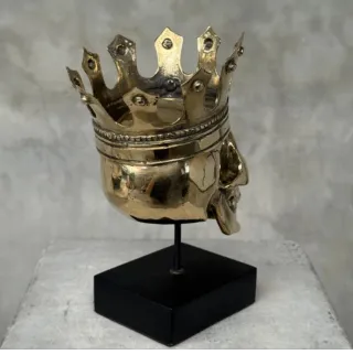 Rey Calavera - Escultura Bronce