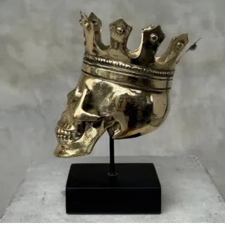 Rey Calavera - Escultura Bronce