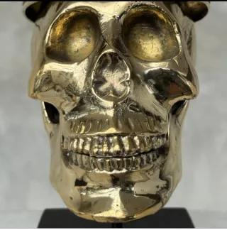 Rey Calavera - Escultura Bronce