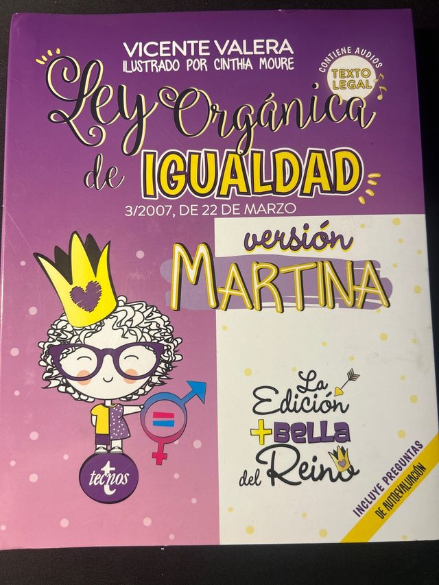 Ley Orgánica de Igualdad. Versión Martina: 3/20...