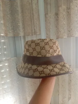 Gorra Gucci Beige y Marrón