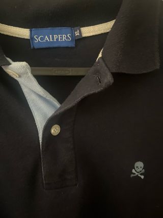 Camisa Polo Scalpers Azul Talla XL