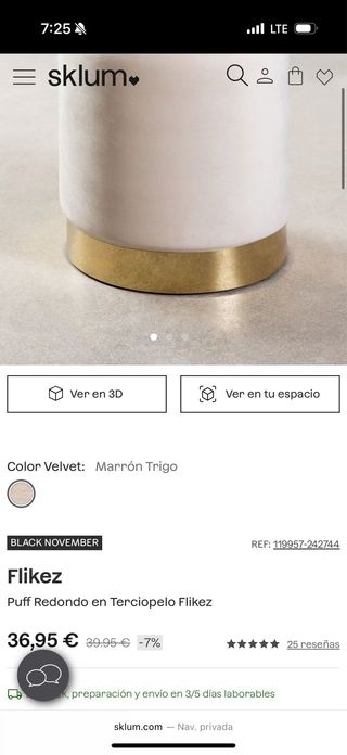 Pufs Desenfundables (3 unidades) URGE