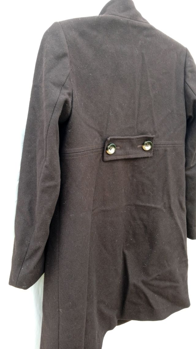 Benetton Lana Abrigo Largo Vintage Talla L