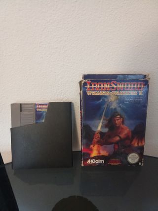 Juego NES Iron Sword Wizards Warriors II