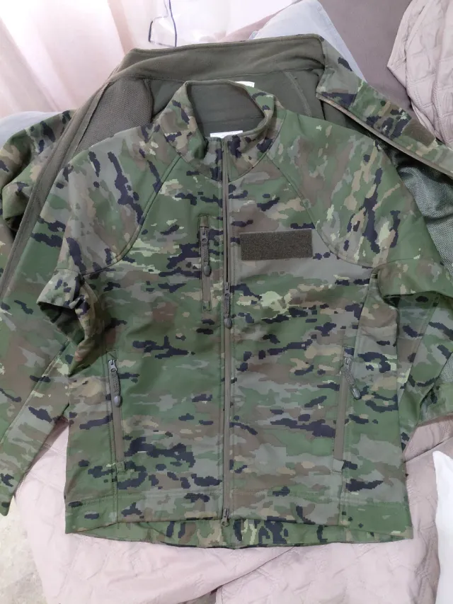 Chaqueta Militar Forrada Hombre Tallas S y XL