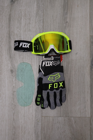 Pack FOX: Gafas + Guantes + Lente Extra 65