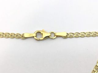 manita oro 18k con piedra con circonita