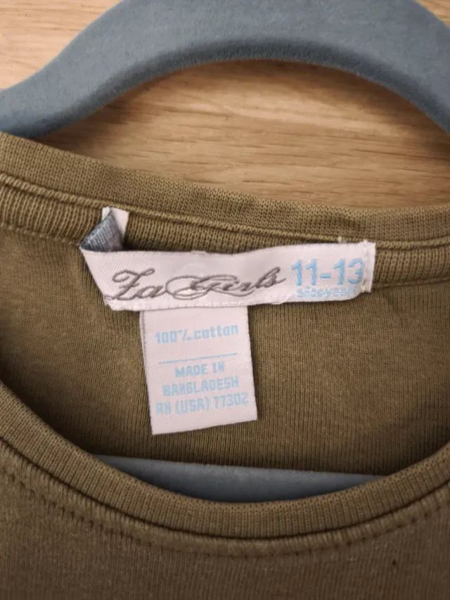 Camiseta verde ZA Girls