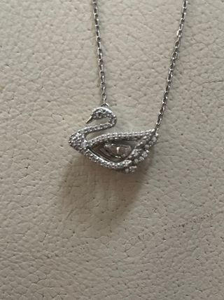 Collar Swarovski Cisne Plata