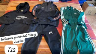 Conjunto chándal Nike y Adidas + sudadera