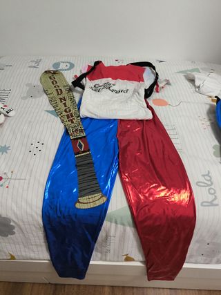 Disfraz Harley Quinn mujer (Hecho a mano)
