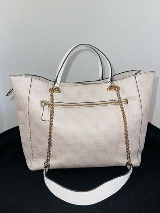 Bolso Guess Beige y Blanco