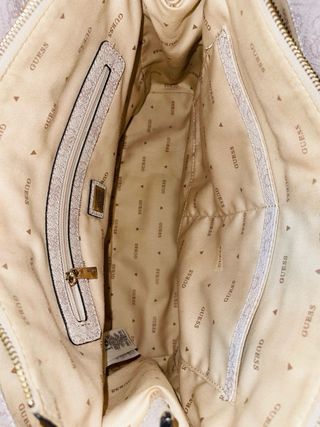 Bolso Guess Beige y Blanco