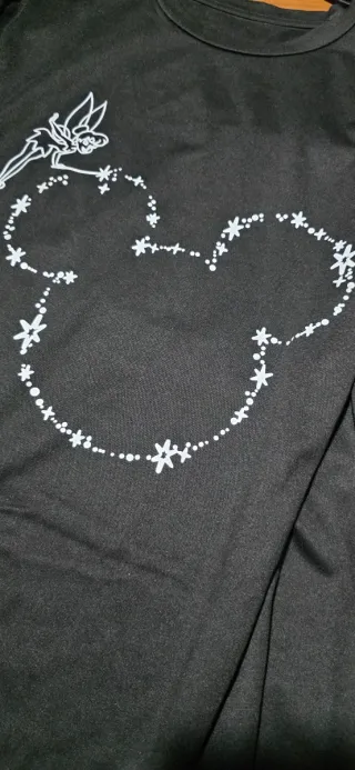 T-shirt Disney Topolino e Trilly Nera