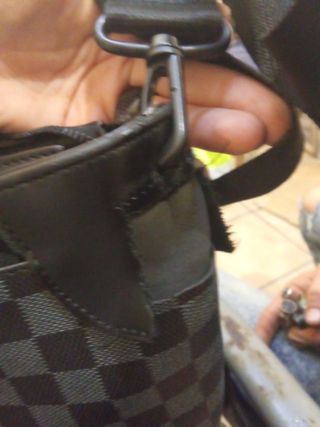 Bolso Louis Vuitton Caballero Negro/Gris