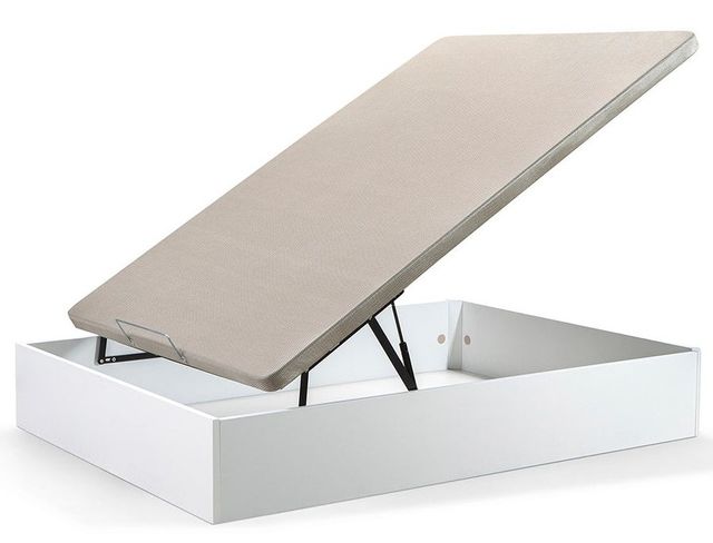 Canapé abatible gran calidad madera y tela