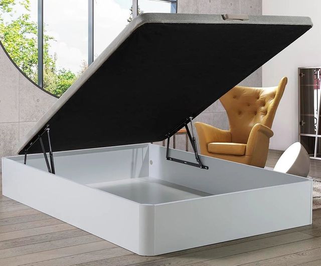 Canapé abatible gran calidad madera y tela