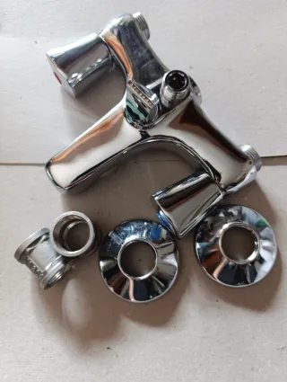 Mezclador Ducha Mural Cromo