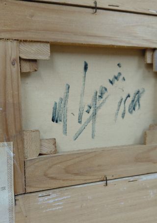 Dipinto Matteo Laganà autenticato