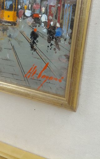 Dipinto Matteo Laganà autenticato