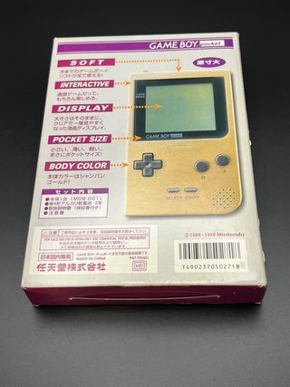 Nintendo Game Boy Pocket Dorado