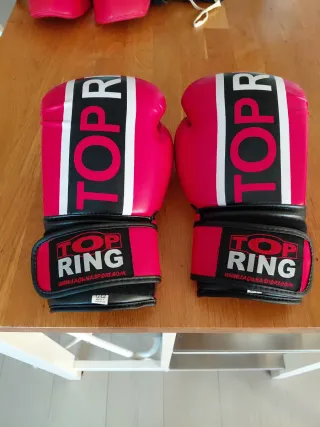 Guantes de Boxeo Top Ring Rosa
