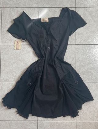 Vestito vintage anni 2000 volant