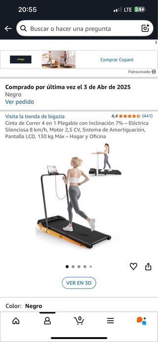 Cinta de andar plegable CITYSPORTS