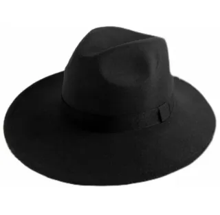 Sombrero Negro Ala Ancha Clásico Español Adulto