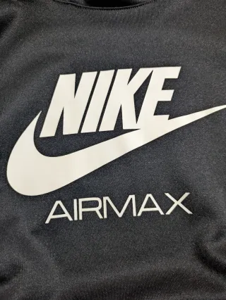 Sudadera Nike Air Max Talla XS Negra