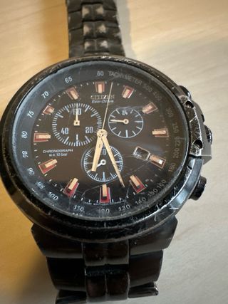 Reloj Citizen Cronógrafo Negro Hombre