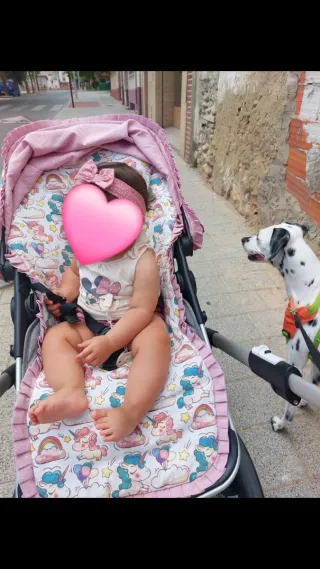 Vestidura Bugaboo Unicornios y Nubes