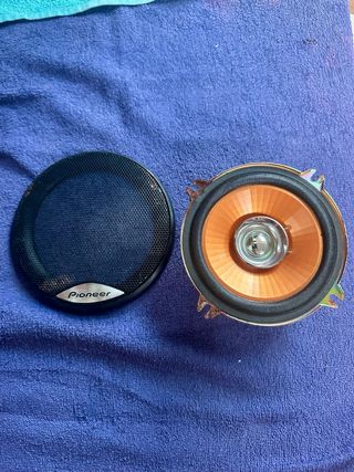 2 Altavoces Pioneer Negro y Naranja